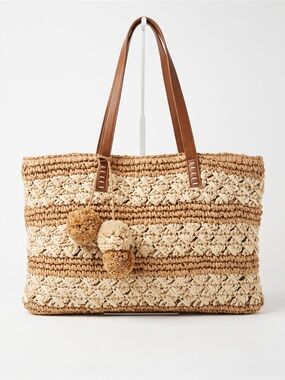 NORDSTROM CELESTE PACKABLE STRAW TOTE